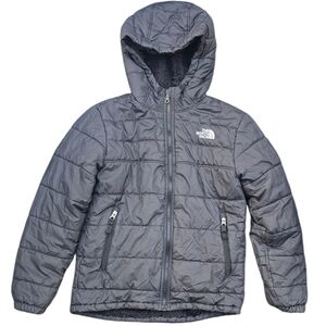 The North Face Kids Reversible Jacket Medium 10/12 Puffer Sherpa Hooded Coat